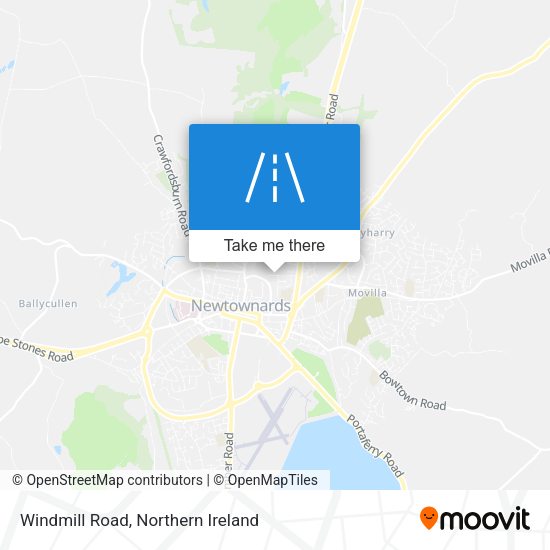 Windmill Road map