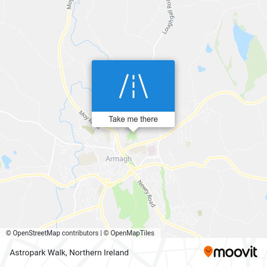 Astropark Walk map