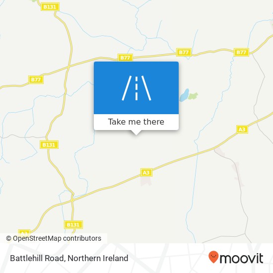 Battlehill Road map