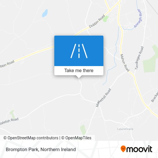 Brompton Park map
