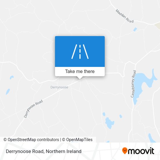 Derrynoose Road map