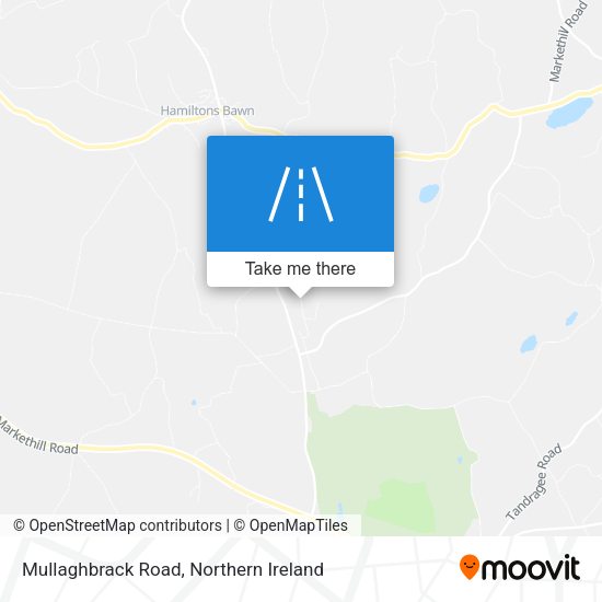 Mullaghbrack Road map