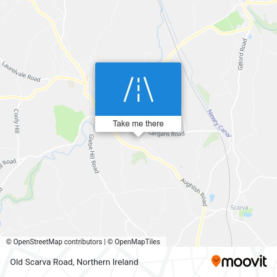 Old Scarva Road map