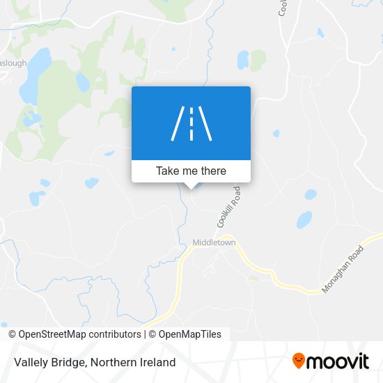 Vallely Bridge map