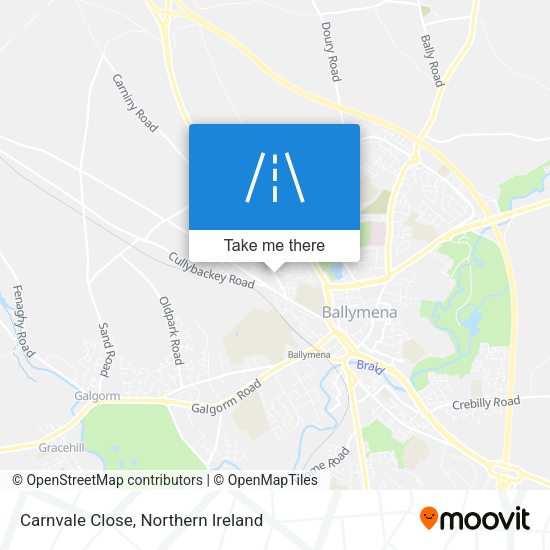 Carnvale Close map