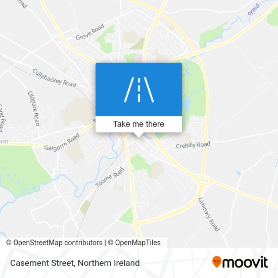 Casement Street map