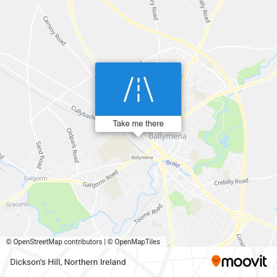 Dickson's Hill map