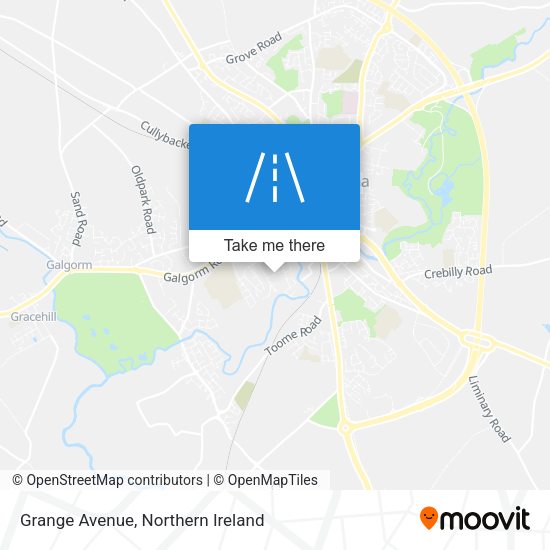 Grange Avenue map