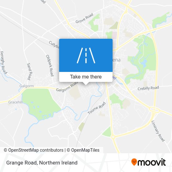 Grange Road map