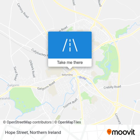 Hope Street map