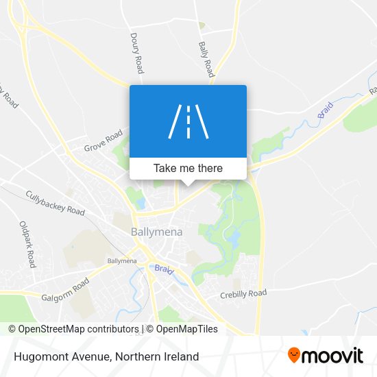 Hugomont Avenue map