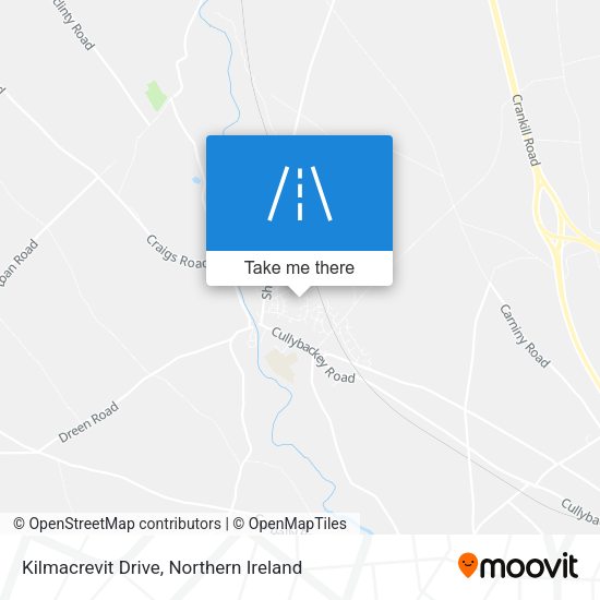 Kilmacrevit Drive map