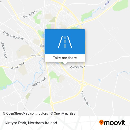Kintyre Park map