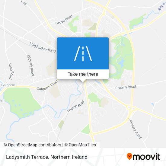 Ladysmith Terrace map