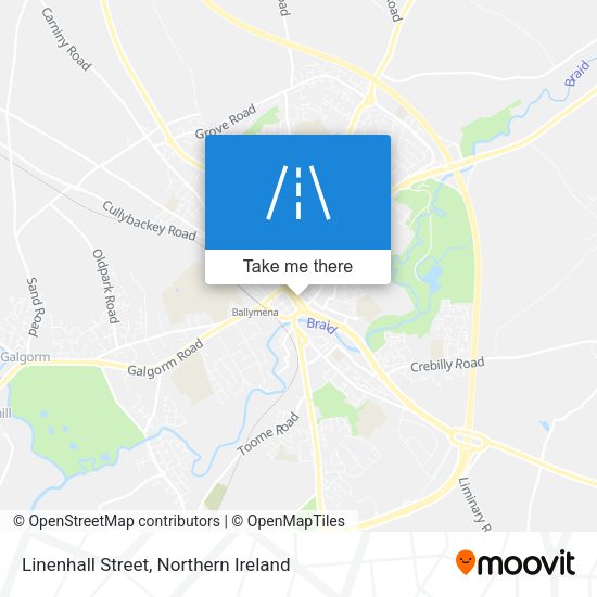 Linenhall Street map