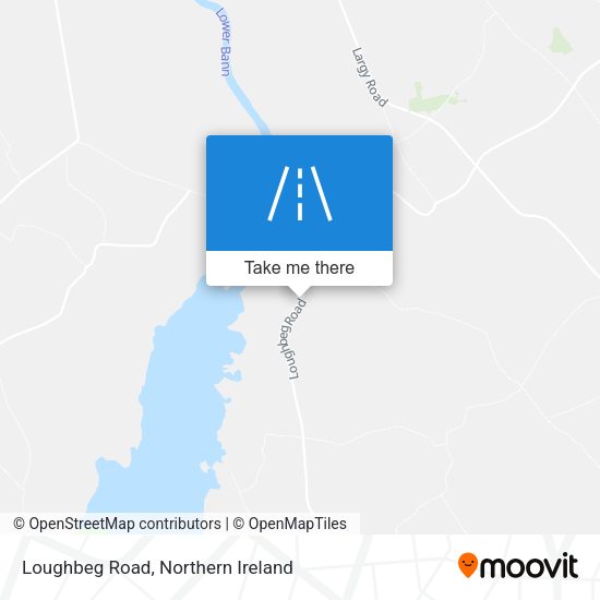 Loughbeg Road map