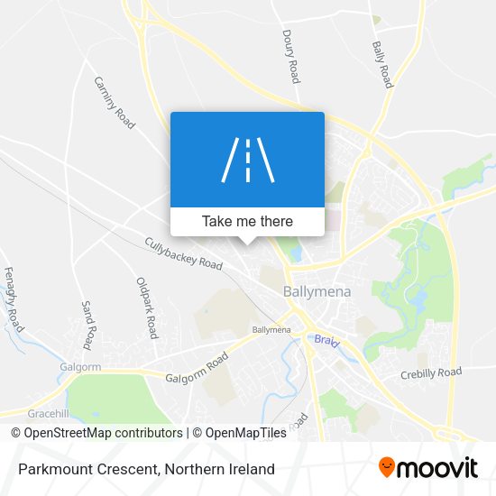 Parkmount Crescent map