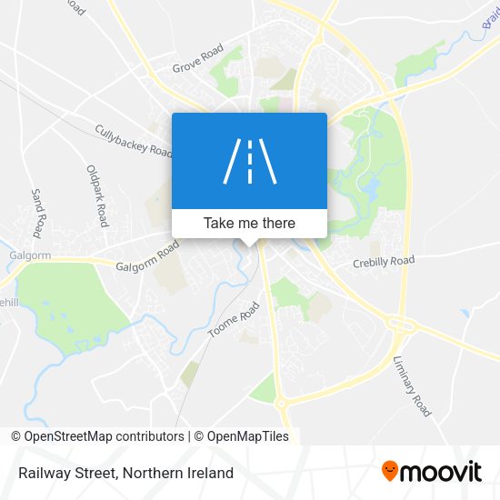 Railway Street map