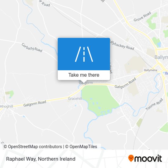 Raphael Way map