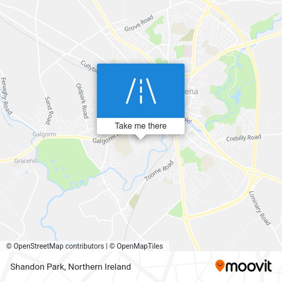 Shandon Park map