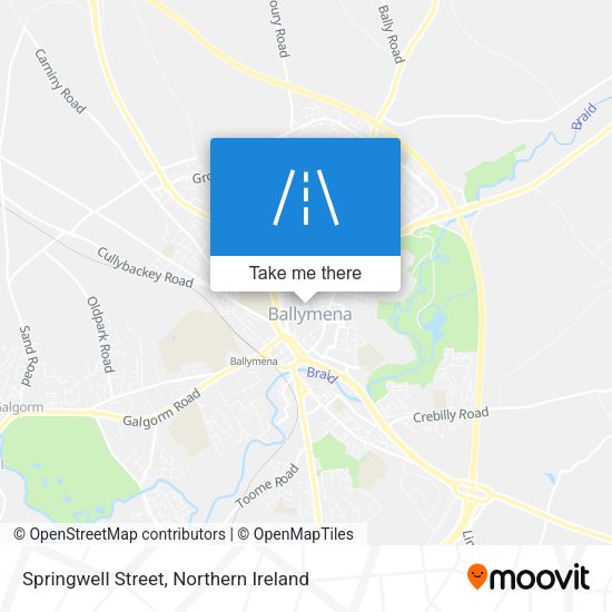 Springwell Street map