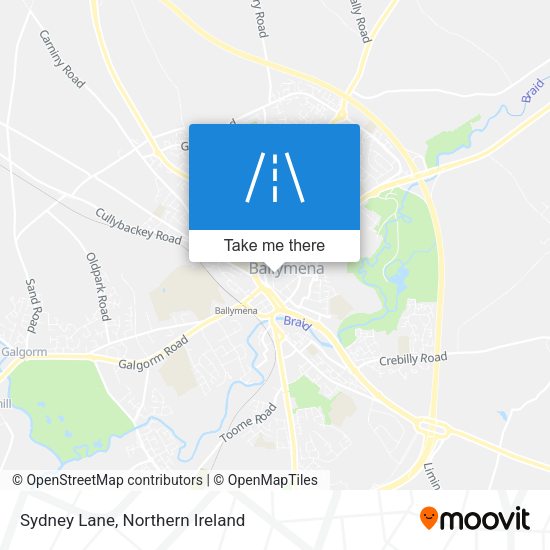 Sydney Lane map