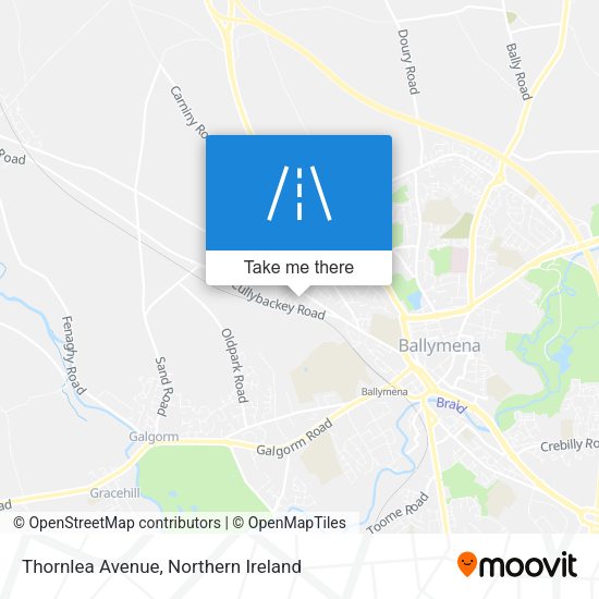 Thornlea Avenue map