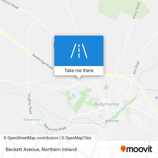 Beckett Avenue map