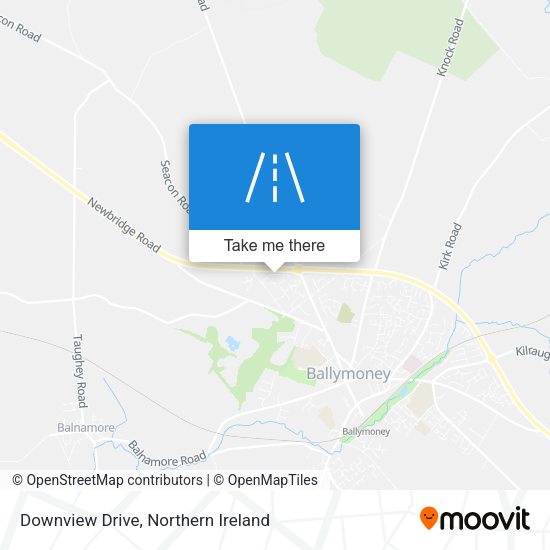 Downview Drive map