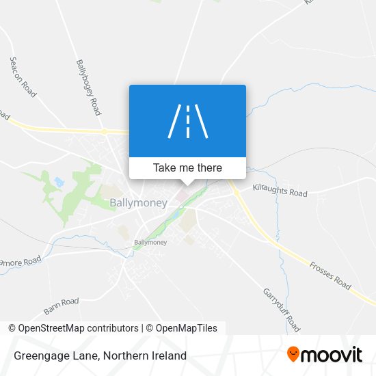 Greengage Lane map