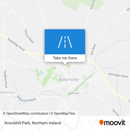 Knockhill Park map