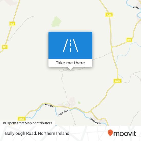Ballylough Road map
