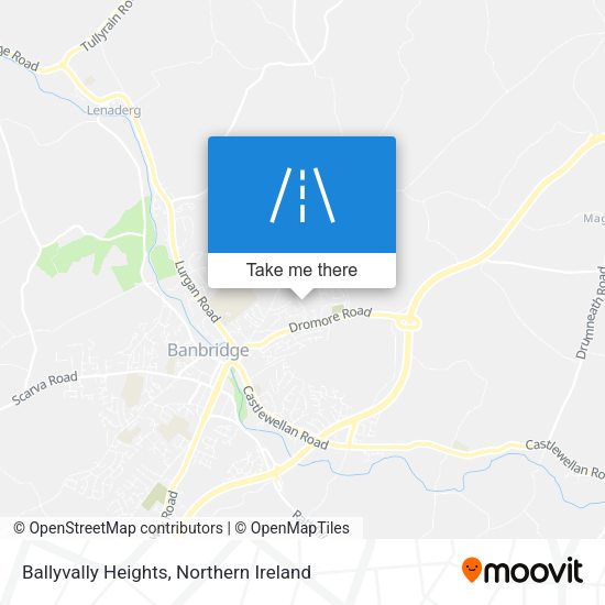 Ballyvally Heights map