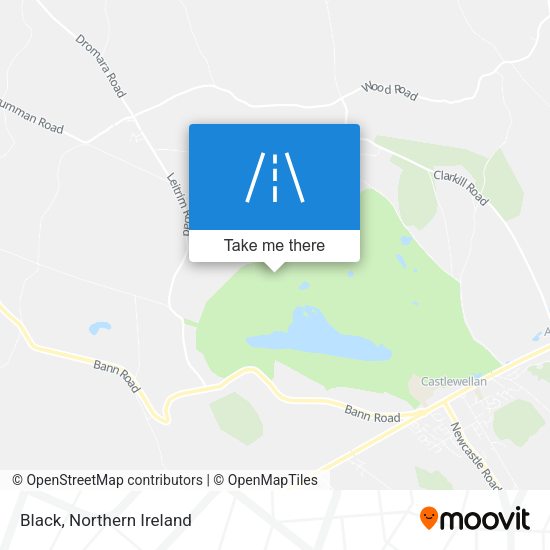 Black map