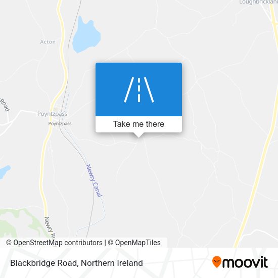 Blackbridge Road map