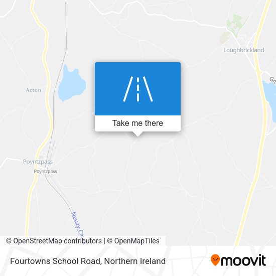 Fourtowns School Road map