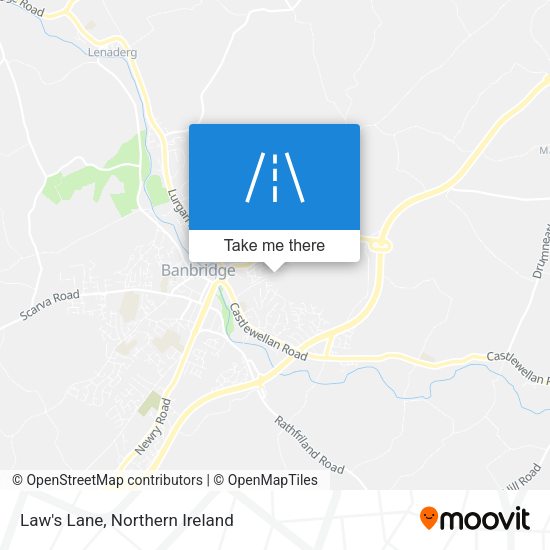 Law's Lane map