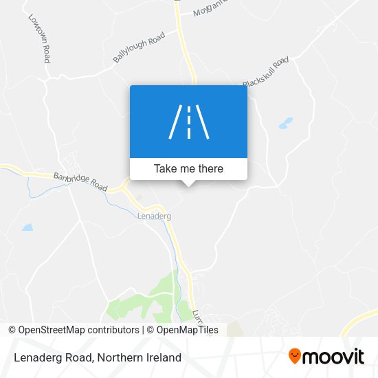 Lenaderg Road map