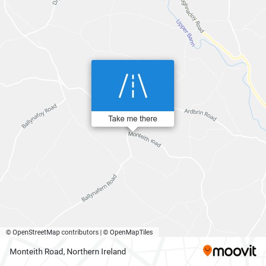 Monteith Road map