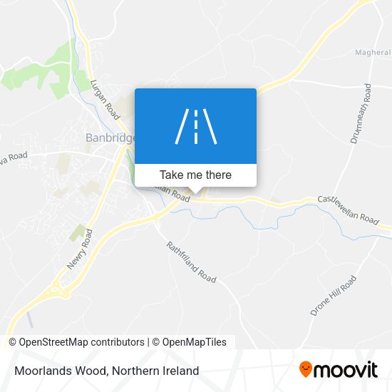 Moorlands Wood map