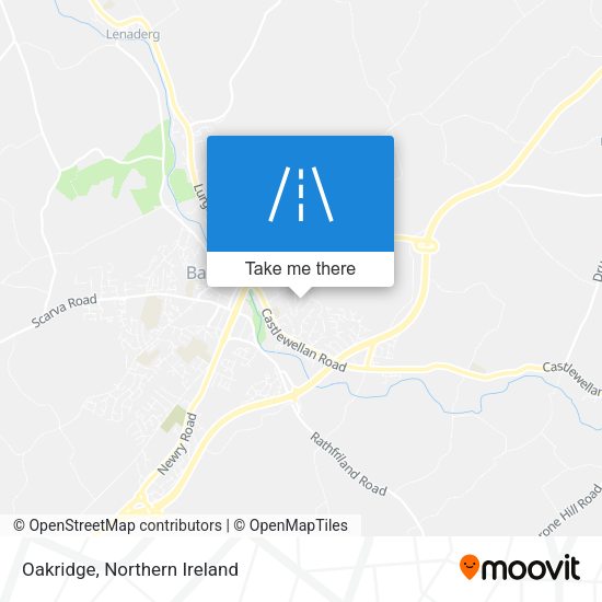 Oakridge map
