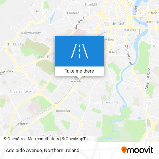 Adelaide Avenue map