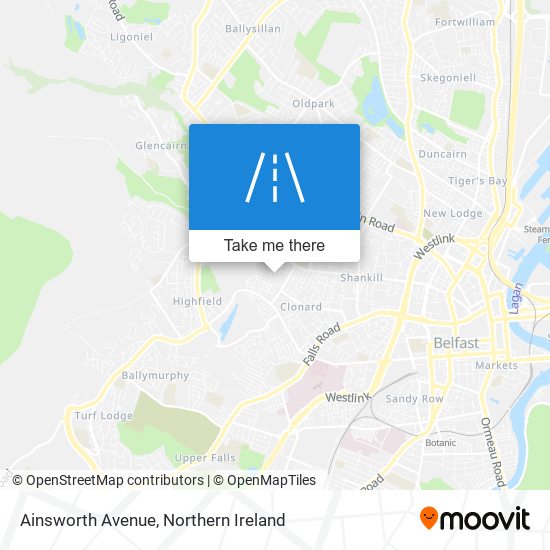 Ainsworth Avenue map
