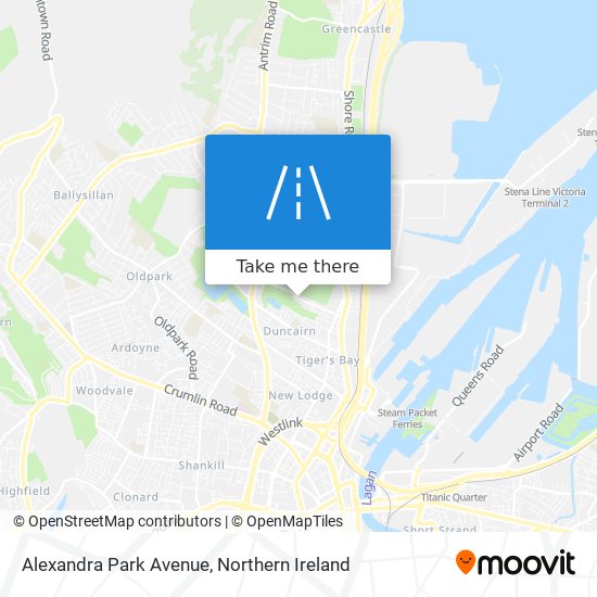 Alexandra Park Avenue map
