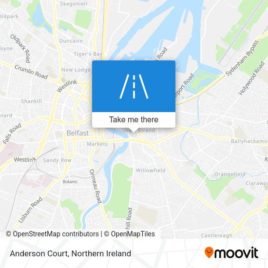 Anderson Court map