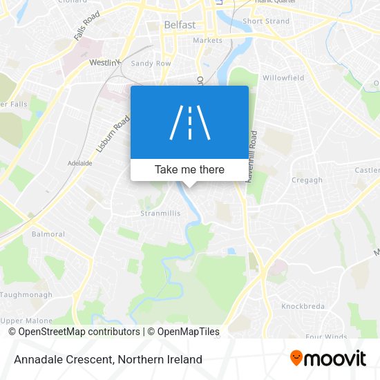 Annadale Crescent map