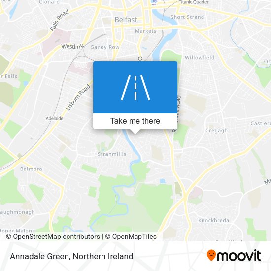 Annadale Green map