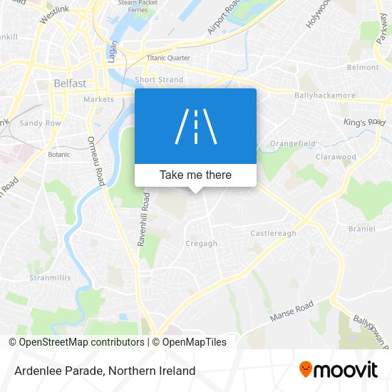 Ardenlee Parade map