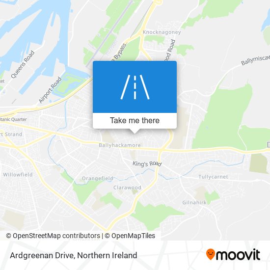 Ardgreenan Drive map
