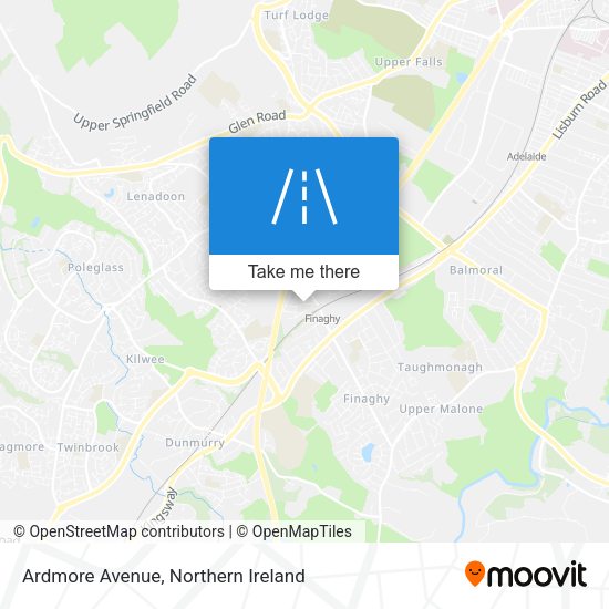 Ardmore Avenue map